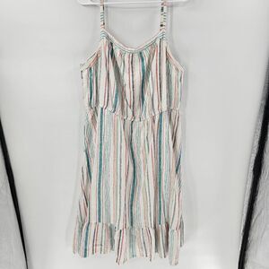 Lane bryant 20 dress beach stripe plus size summer vacation